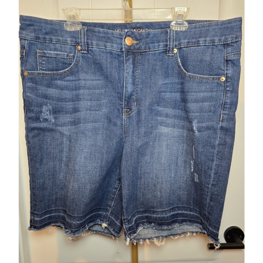 Seven7 Seven 7 Jean Denim Shorts Women 20W 20 Melissa McCarthy
